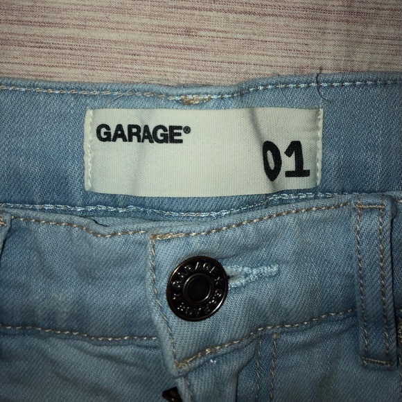 Garage Light Wash Jean Shorts - Picture 3 of 3
